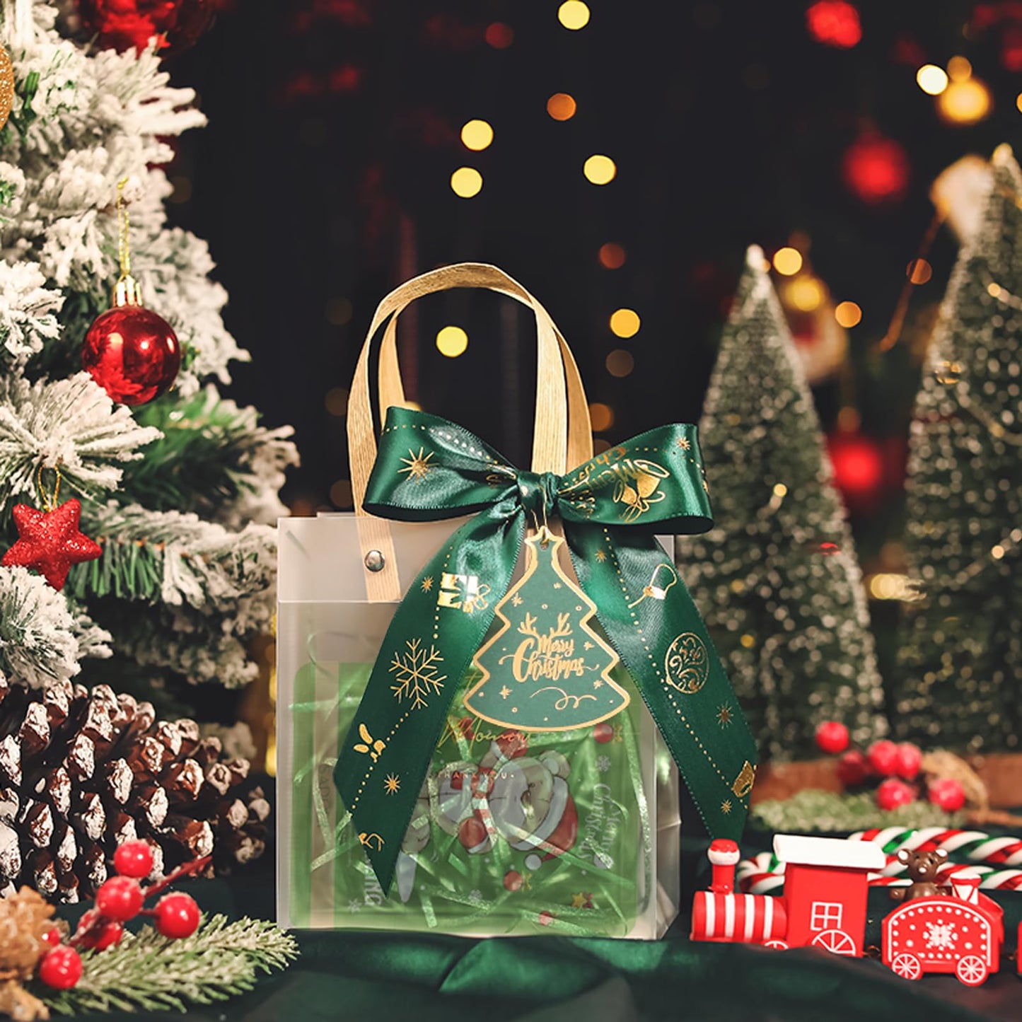 Christmas Party Favors Facial Masks (Pack of 20 with 1 Packaging Bag) Skin Care Beauty Mask Spa Party Supplies Christmas Grooming kit for Women, Christmas Stocking Stuffers Set,Hydrate,Moisturize