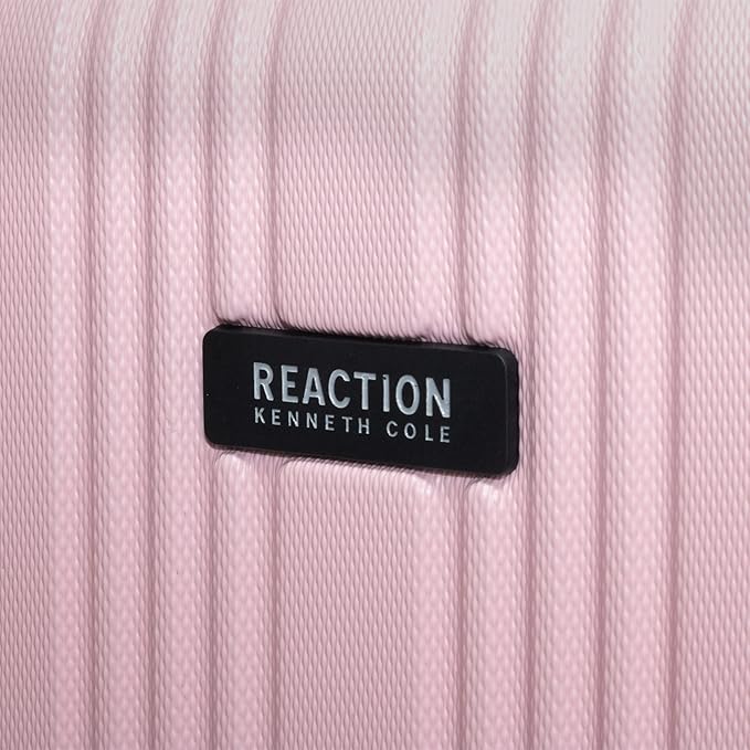 Kenneth Cole REACTION Out of Bounds Lightweight Hardshell 4-Wheel Spinner Luggage, Blush, 28-Inch Checked