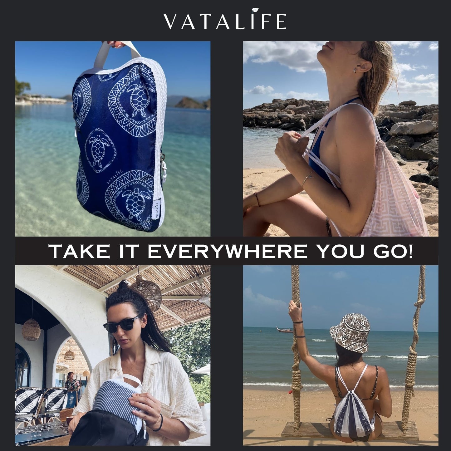 Extra Large Compression Packing Cubes for Checked Luggage, Lightweight Suitcase Organizers & Space Saver Bags - Travel Cubes for Packing - Travel Essentials - 2 Piece Set, X-Large - Grey Stripe