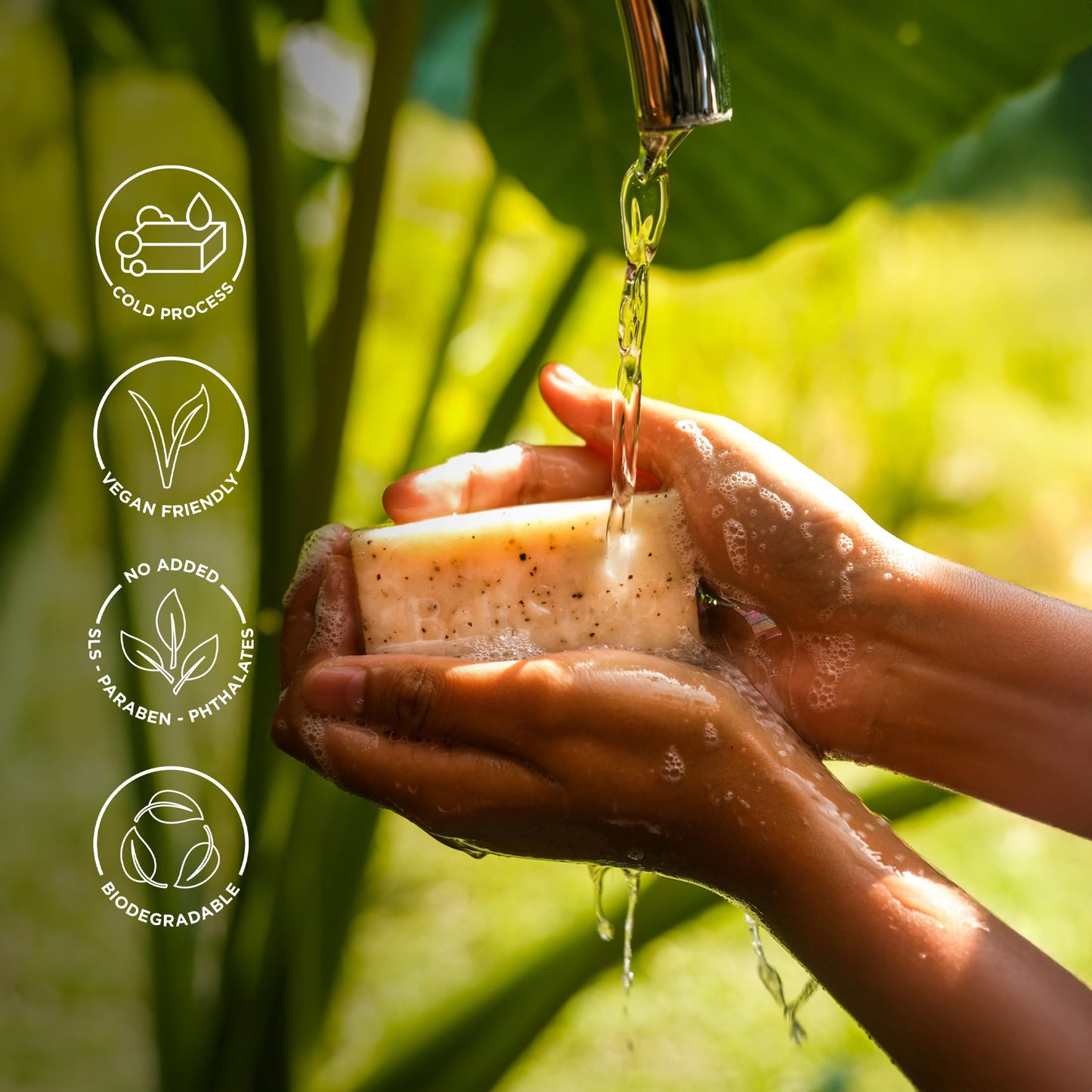 Bali Soap 3-Pack Handmade in Bali, Natural Cold Processed Bar Soap for Daily Use with Plant-Based Oils, Purifying & Refreshing, Vegan