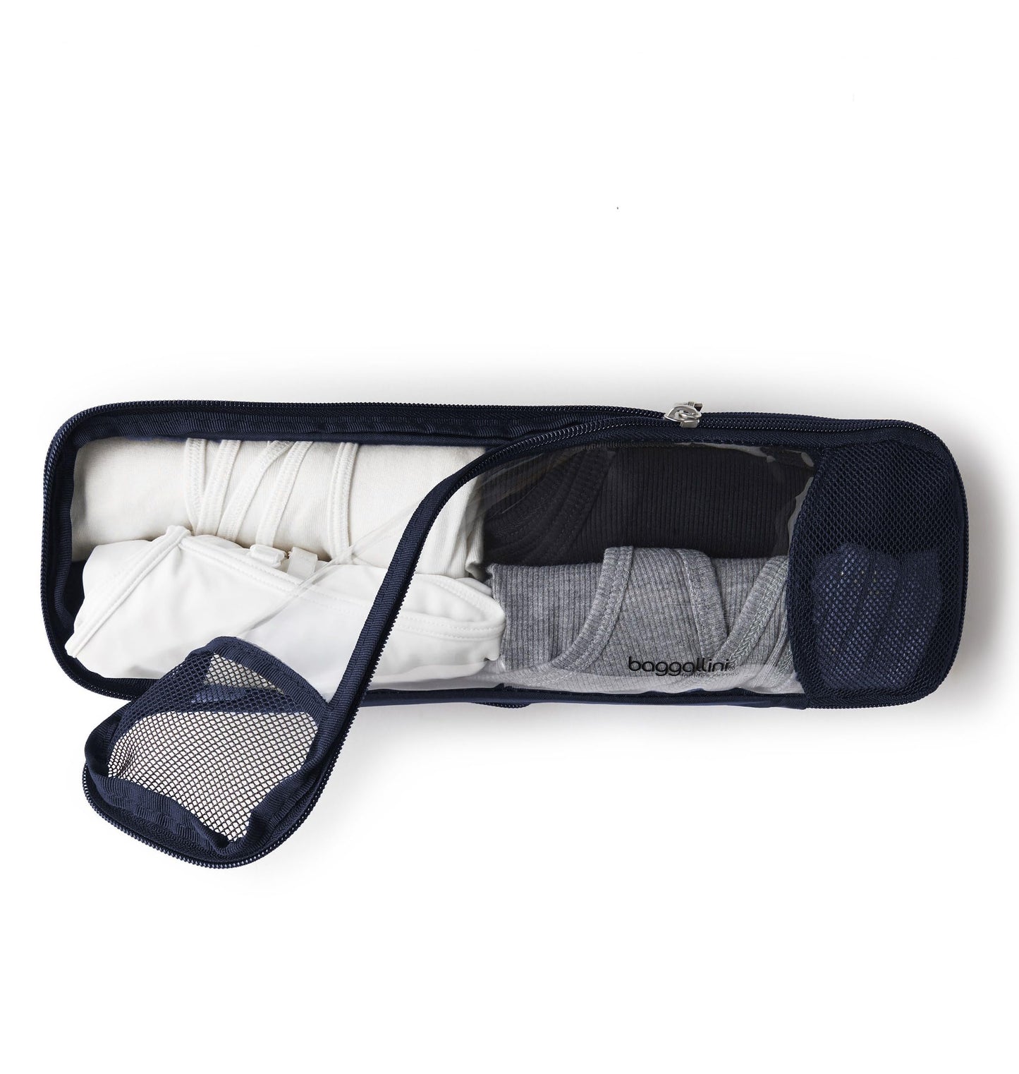 Baggallini Long Compression Cube - Lightweight Compression Packing Cube for Travel