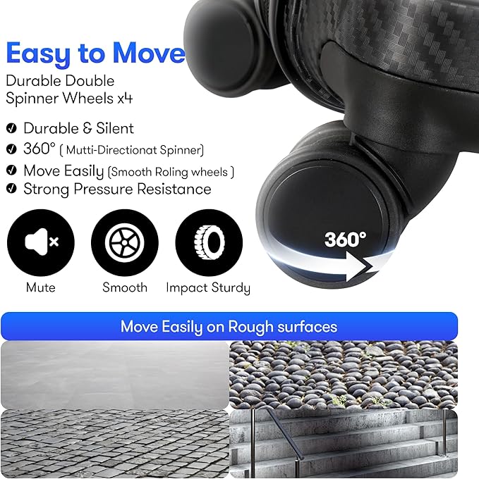 29 Inch Large Checked Luggage Expandable Hard Shell Suitcase with Spinner Wheels TSA Lock for Travel, 29inch, Black