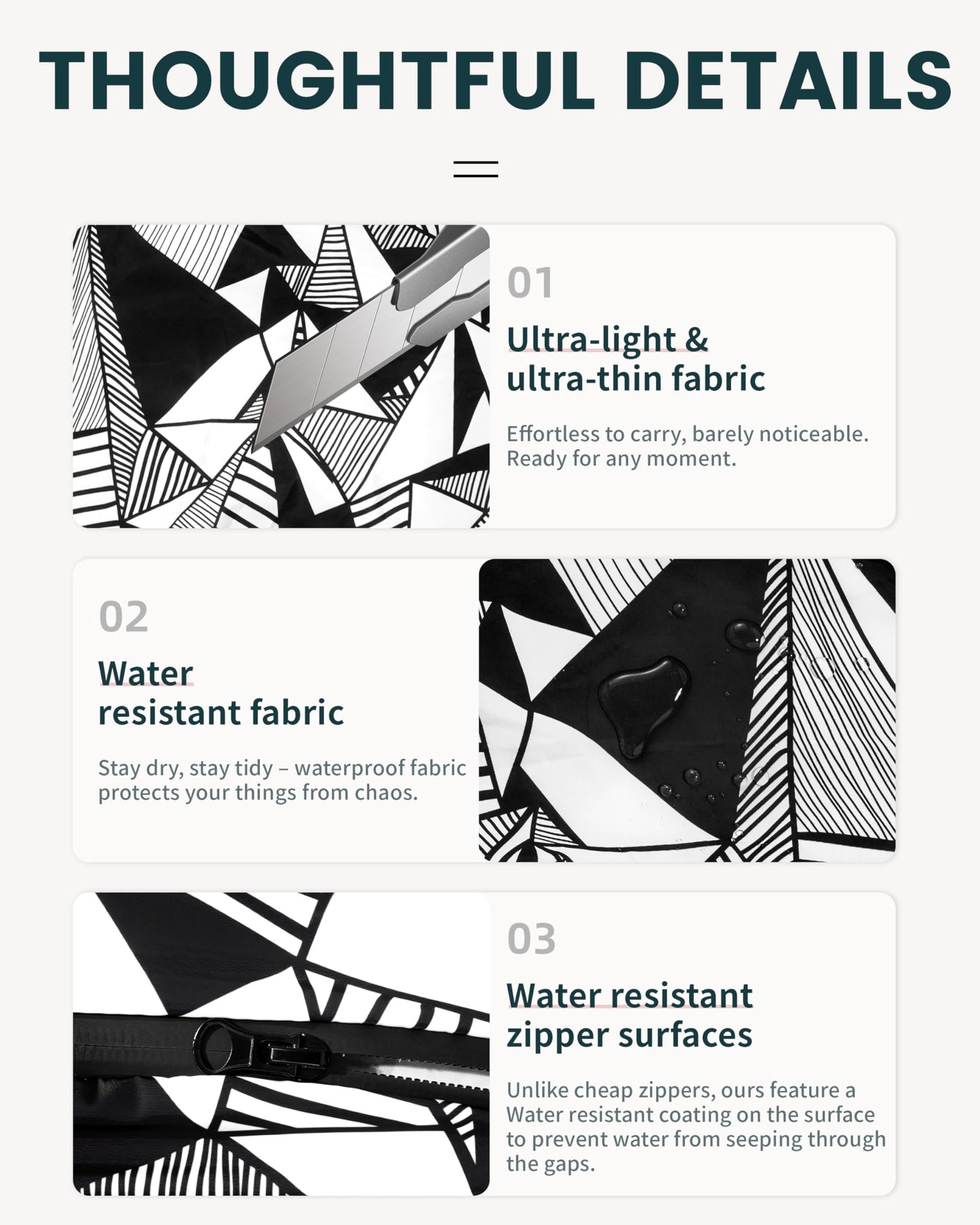 Kixhusa Pocket-Sized Hiking Daypack, Fashion patterns Lightweight 2.8oz, Water resistant Backpack for Women Men Camping (Tiger print)