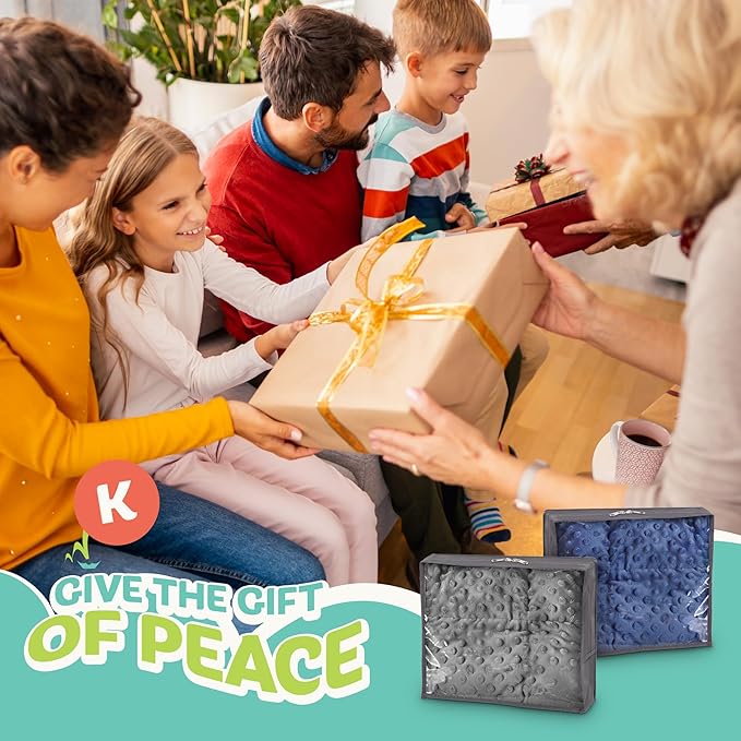 7lb Weighted Blanket (Grey) – Plush Minky Lap Pad with Sensory Support for Autism or ADHD, Giftable Weighted Blanket with Travel Bag for Ages 6–12