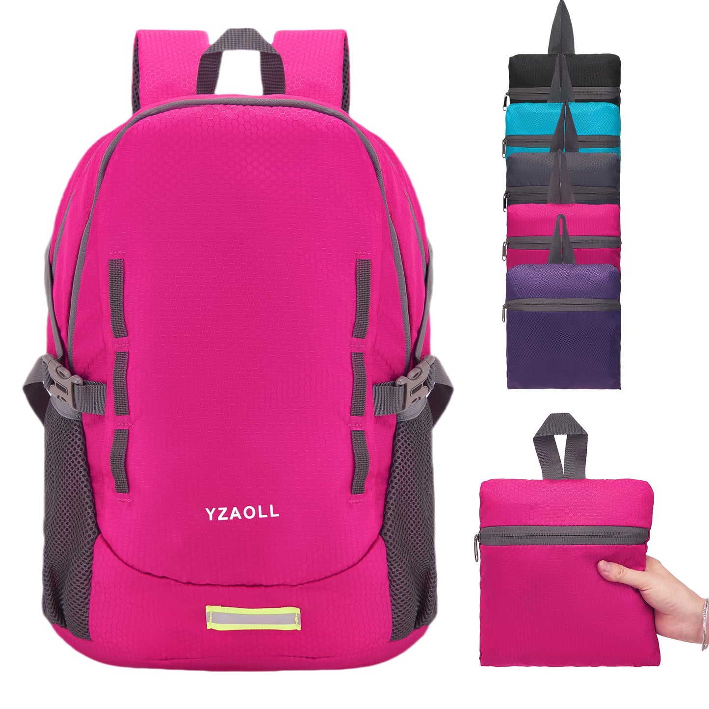 YZAOLL Ultra Lightweight Packable Bag 20L Foldable Backpack Water Resistant Daypack for Women Men Travel Hiking Backpack