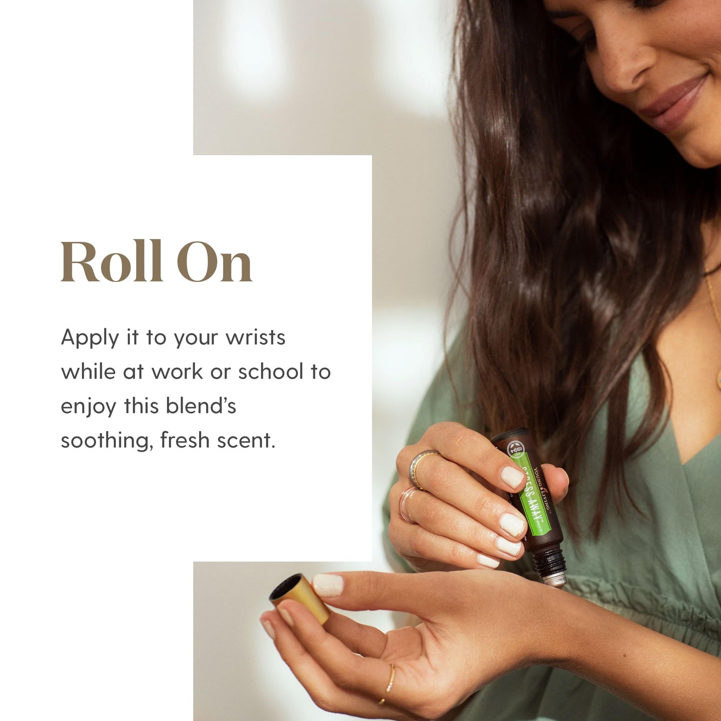 Young Living Stress Away™ Essential Oil Roll-On | 10 ml | Calming Aromatherapy Blend