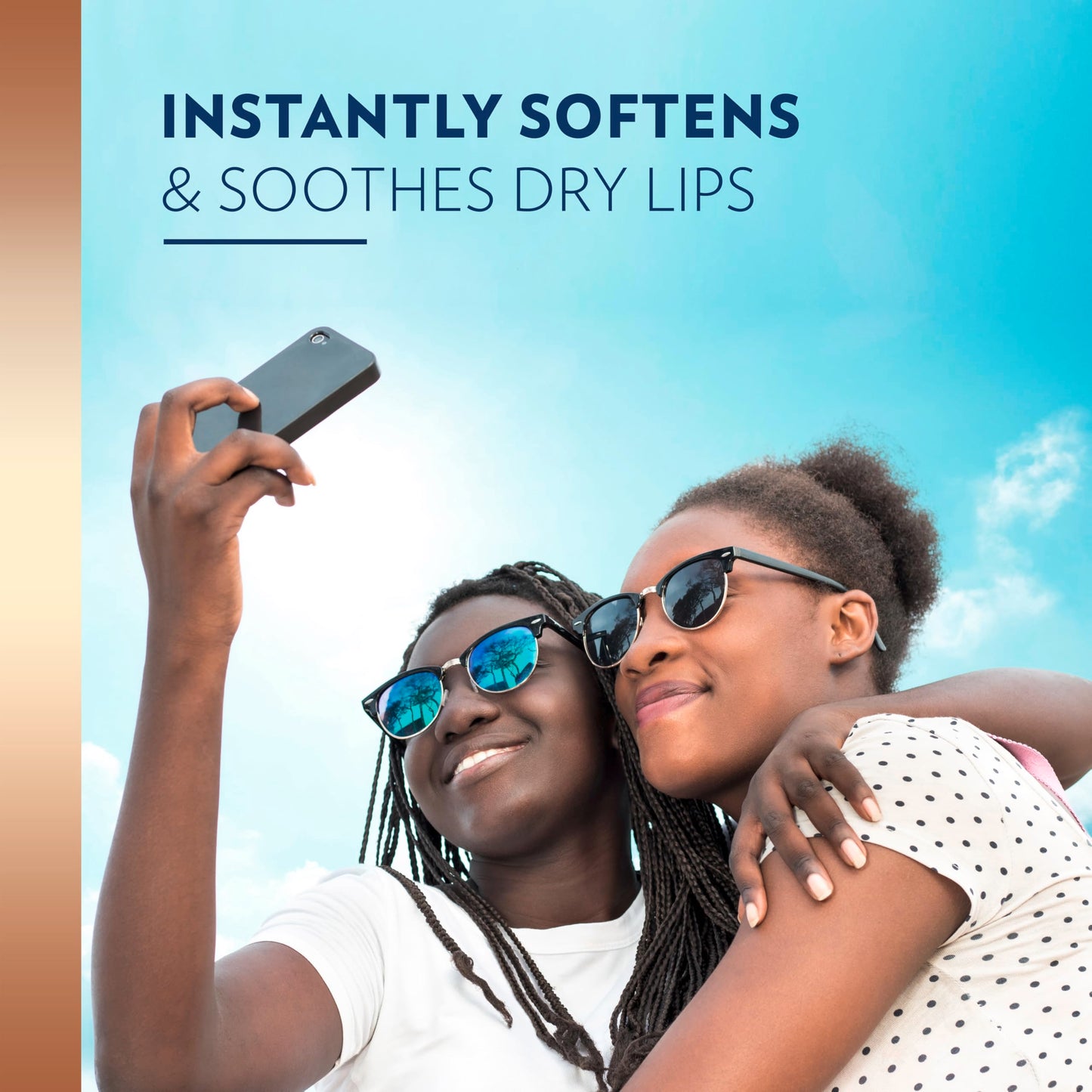 Vaseline Lip Therapy Lip Balm Mini 2 Pack Cocoa Butter For Dry Cracked Skin 0.25 oz