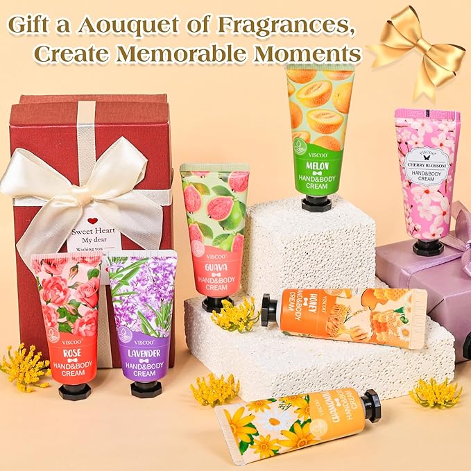252 Pack Hand Cream Gifts Set for Women,Mini Moisturizing Hand Lotion Travel Size for Dry Cracked Hands,Bulk Hand Lotion for Birthday Gifts for Women, Bridesmaid Gifts, Thank You Gifts, Party Favors
