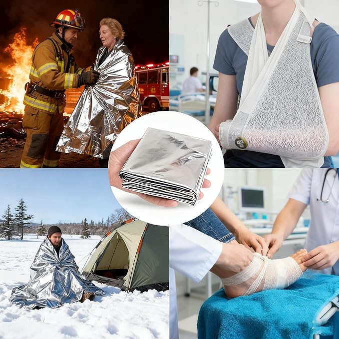 279PCS Small Travel First Aid Kit Supplies for Business, First Aid Emergency Set Backpacking Essentials Items Trauma Survival Kits for Outdoor Adventure, Black AMORNING