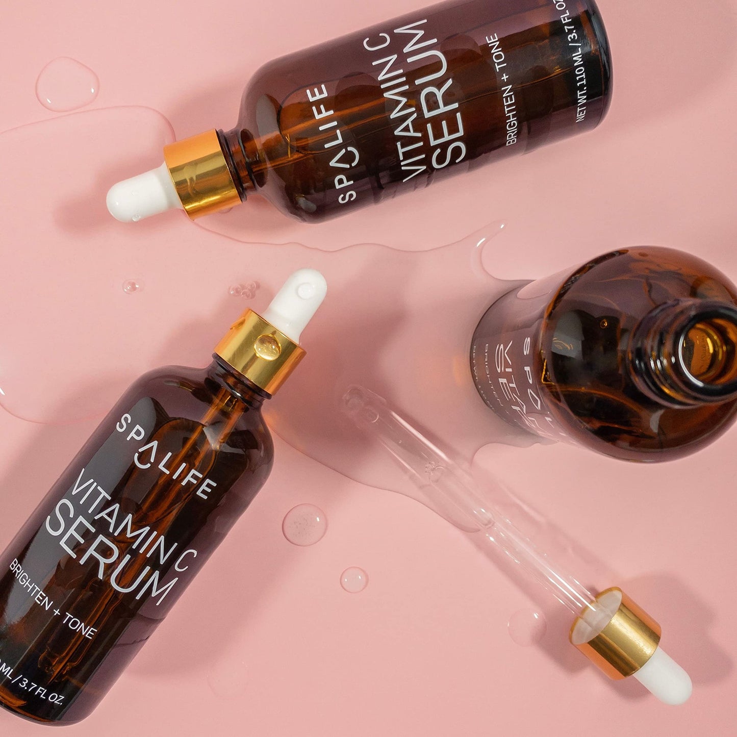 Spa Life Face Serum: Revitalizing and Tone Vitamin C Serum 110 ML (3.7 oz)