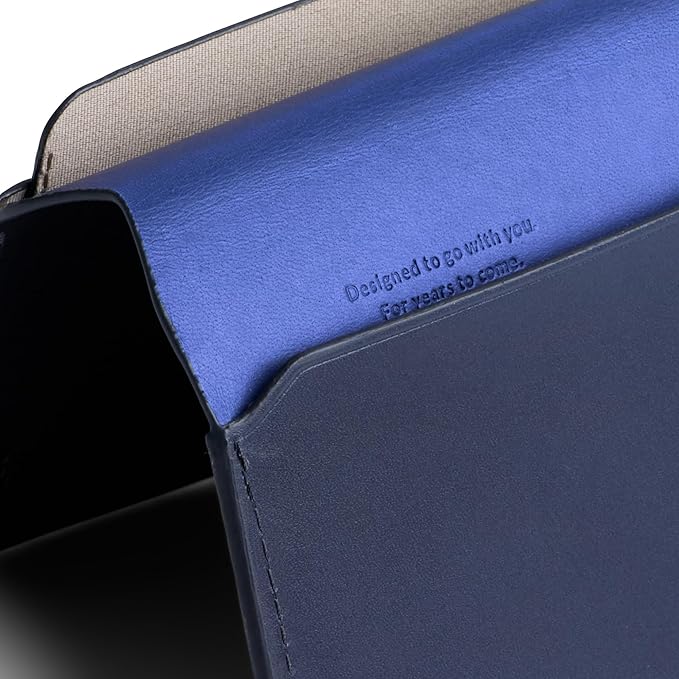Bellroy Passport Cover (slimline travel wallet/pouch with card slots and space for cash plus travel documents) - Navy