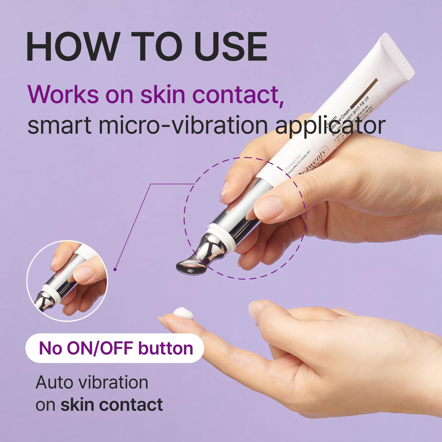 Dr.twentyproject Lifderm Eye Cream with Collagen & Vibrating Device for Wrinkles, Anti-Aging, Dark Circles – Lifting, Firming, Tightening, Depuffing, Nourishing Korean Skincare (20ml 0.6 fl oz)