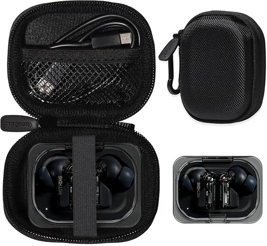 CaseSack Case for Nothing Ear (a) Wireless Earbuds with ChatGPT Integration (Black)