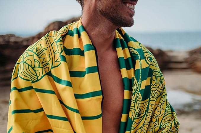 4Monster Microfiber Beach Towel Quick Dry,Super Absorbent Lightweight Travel Towel for Swimmers, Sand Free Camping Towel, Beach Towels for Pool,Swim,Water Sports,Yoga