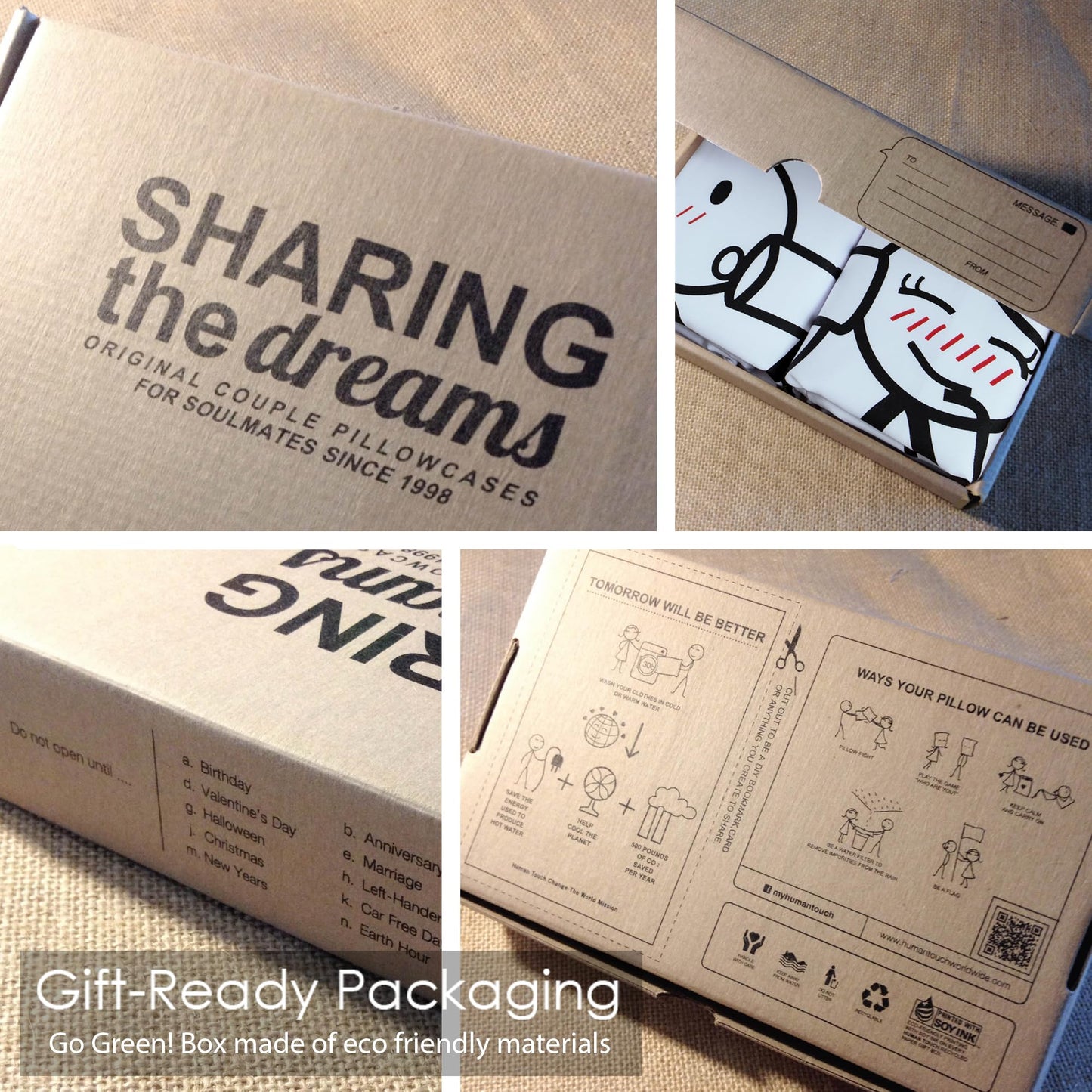 BoldLoft Mr & Mrs Couples Pillowcases – Bride and Groom Wedding Gift, Engagement Present, Bridal Shower, Honeymoon, Wedding Registry, Newlywed Home Decor, Romantic Pillowcase Set for Couples