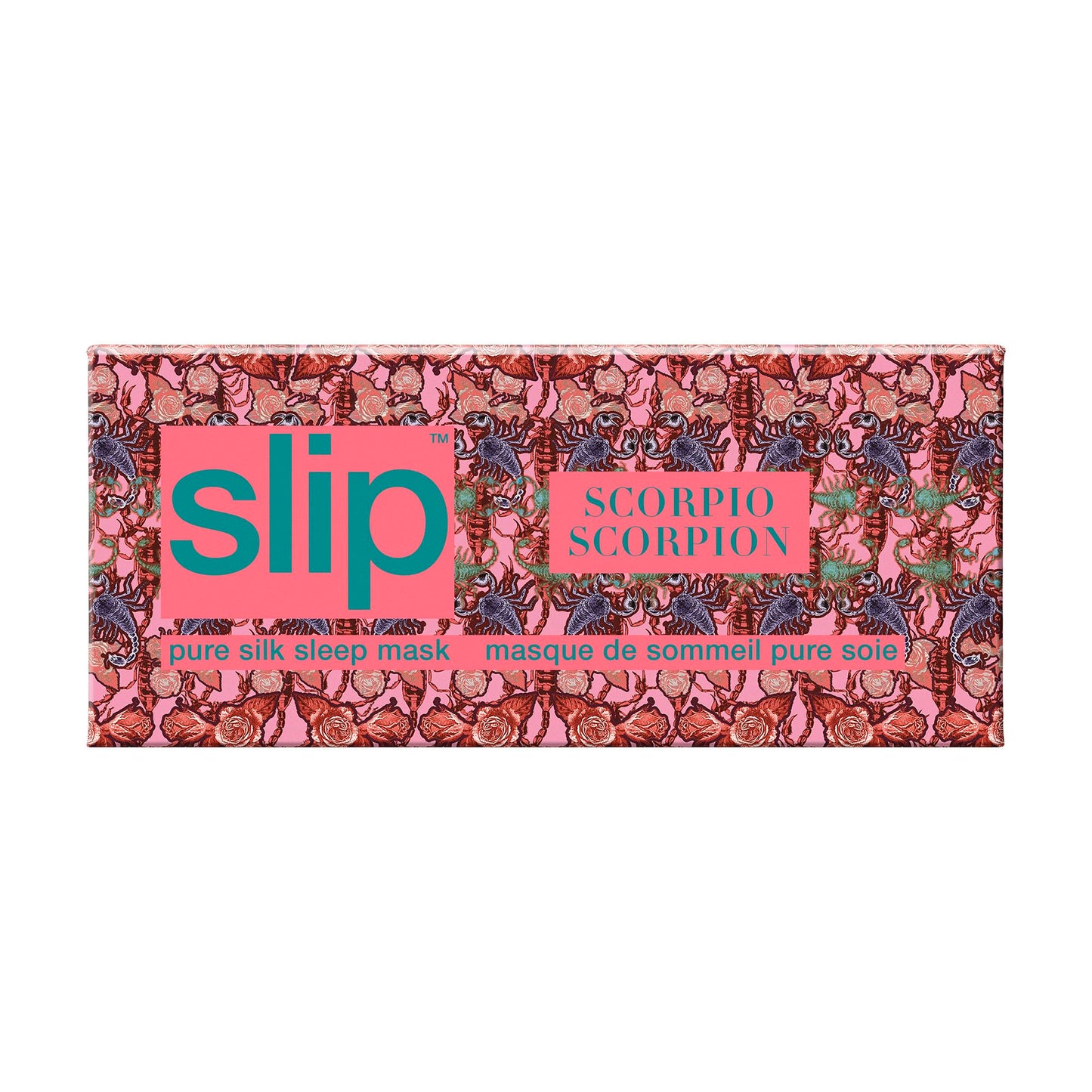 slip Pure Silk Sleep Mask - 100% Pure 22 Momme Mulberry Silk Eye Mask - Comfortable Sleeping Mask with Elastic Band, Zodiac Collection: Scorpio