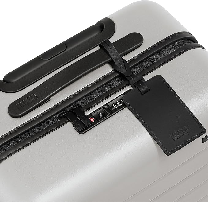 Away Bigger Carry-On Luggage, Lightweight Hardside Large Suitcase with Spinner Wheels, TSA Lock, Airline Approved, Cloud Gray