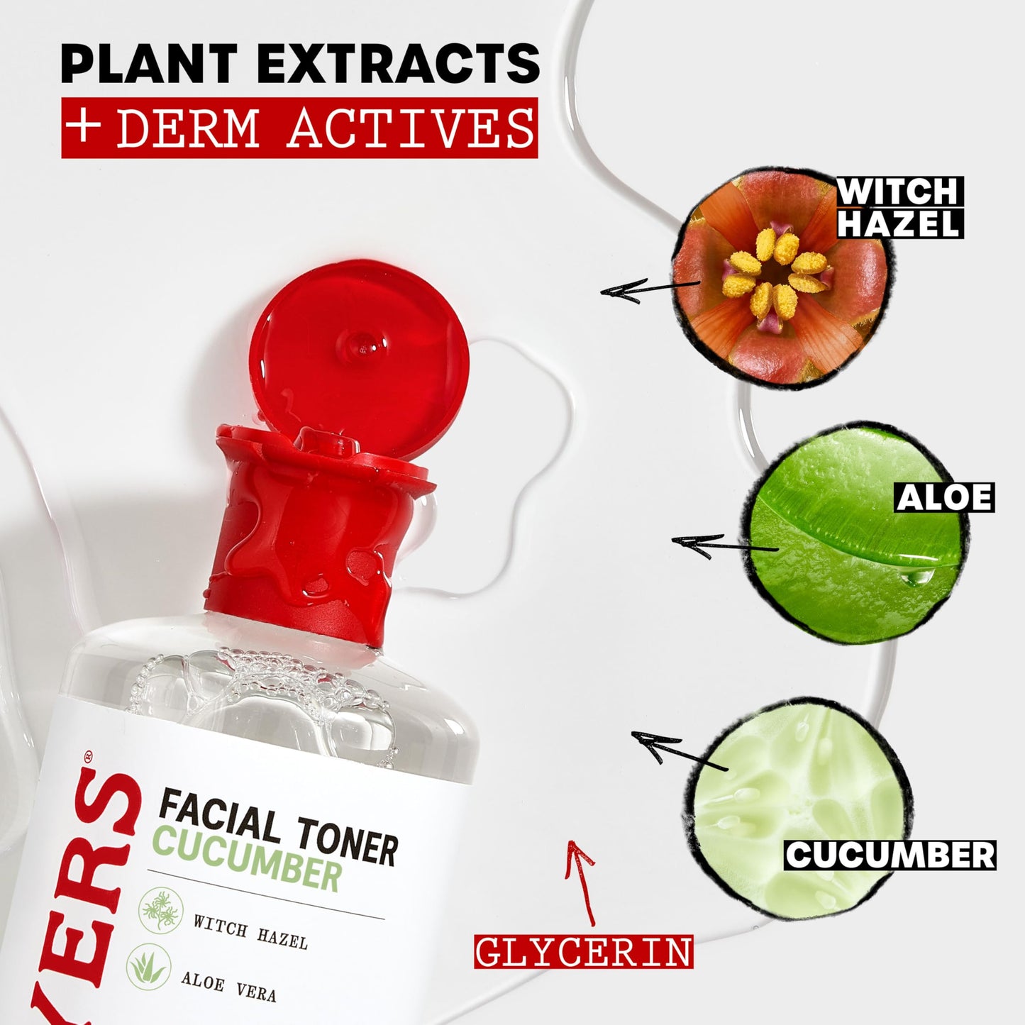 THAYERS Alcohol-Free, Hydrating Cucumber Witch Hazel Facial Toner with Aloe Vera Formula, Vegan, Dermatologist Tested and Recommended, 12 Oz (Packaging May Vary)