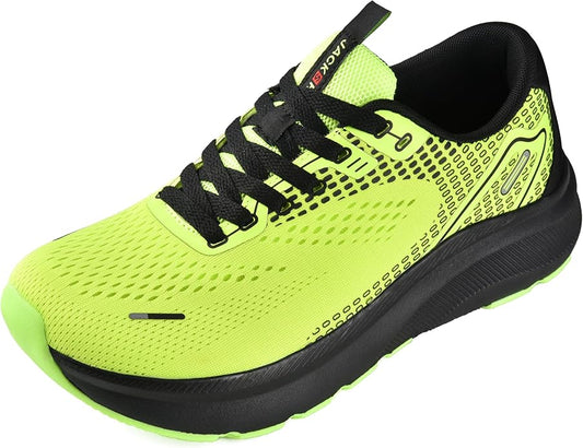 JACKSHIBO Wide Toe Box Shoes for Men Arch Support Shoes Wide Width Sneakers for Running Walking Athletic Tennis Orthopedic Plantar Fasciitis Workout with Thick Cushioned Zero Drop Sole