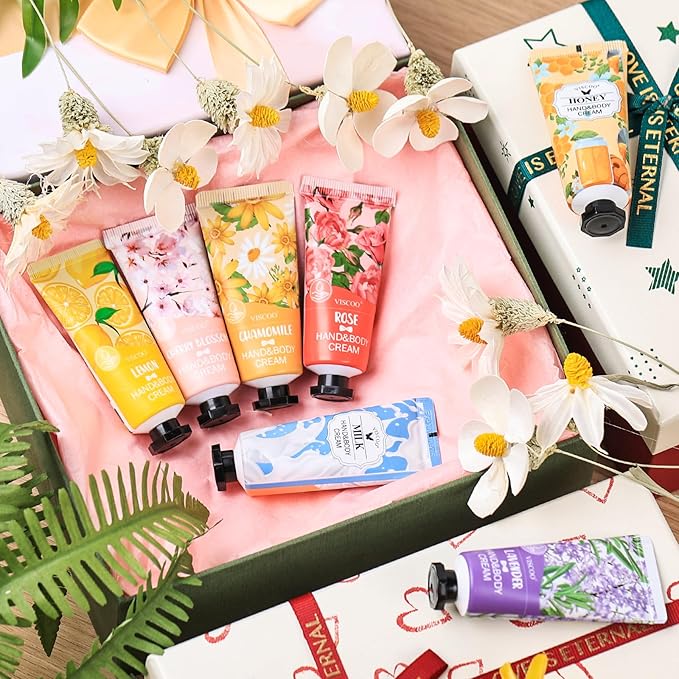 14 Pack Hand Cream Gifts Set for Women, Bulk Hand Lotion for Birthday Gifts for Women, Bridesmaid Gifts, Thank You Gifts, Party Favors, Mini Moisturizing Hand Lotion Travel Size for Dry Cracked Hands