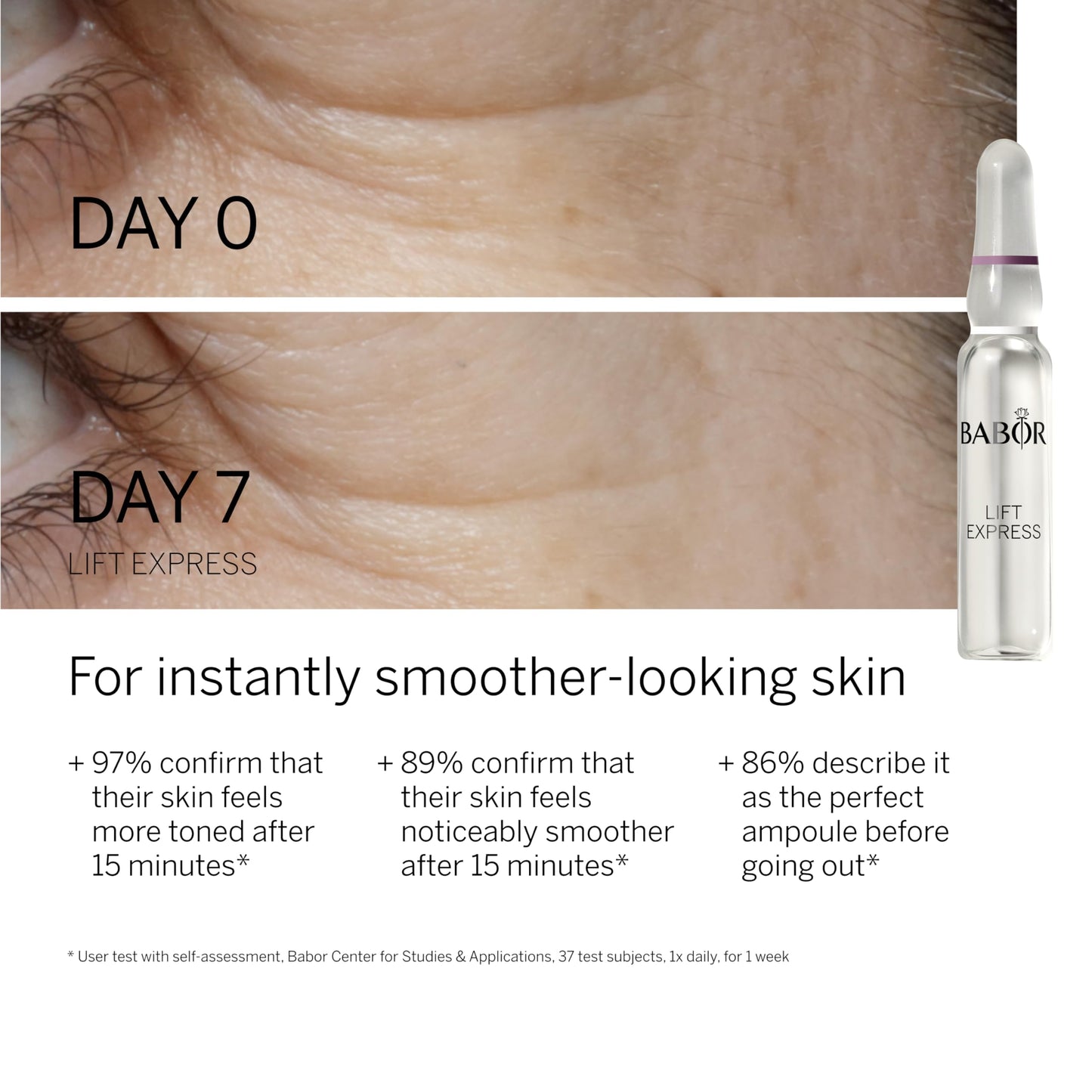 BABOR Travel Size 3 Piece Ampoule Concentrate Set, Hydra Plus Ampoule, Multi Vitamin Ampoule, Lift Express Ampoule, Skincare Set