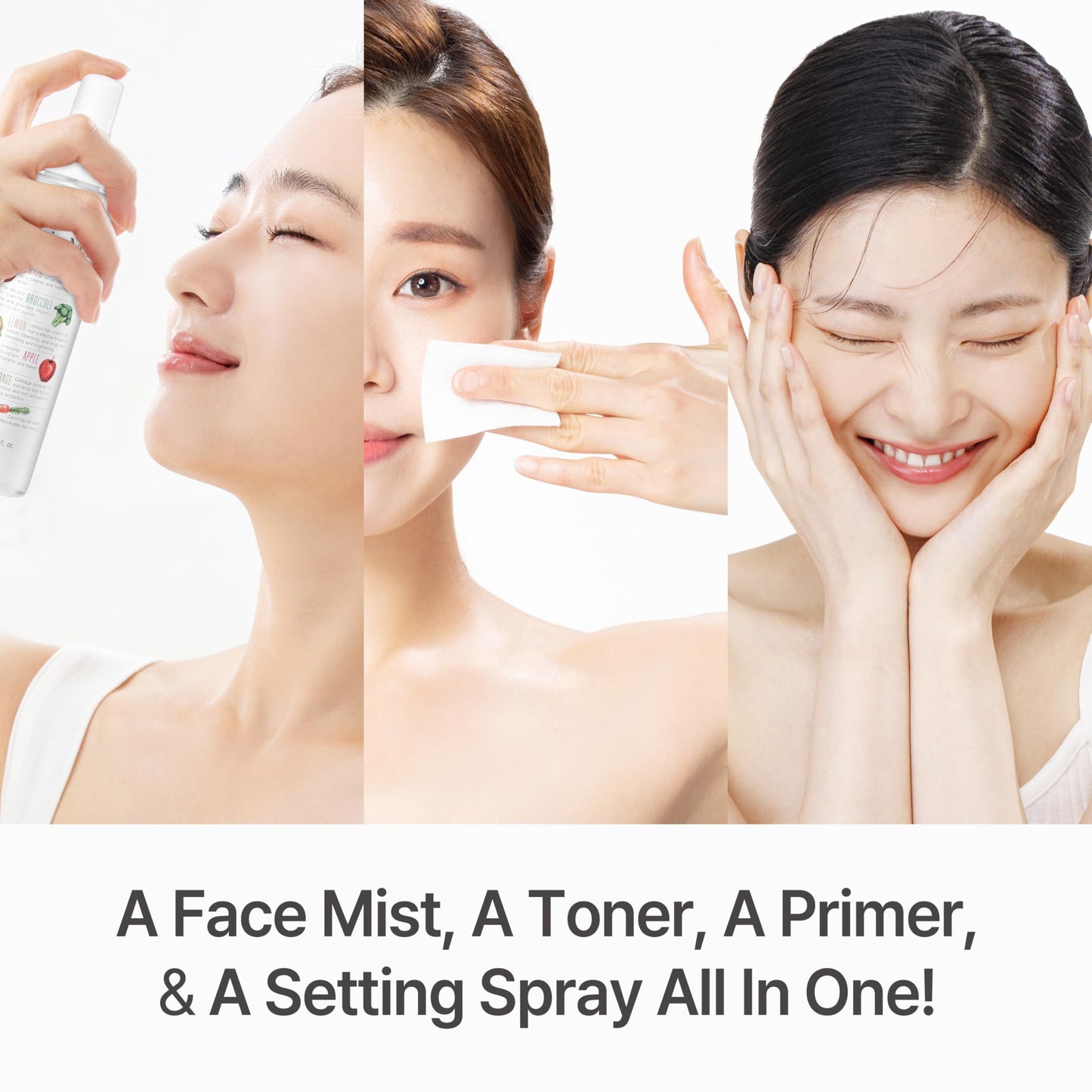 Ariul 7 Days Vitamin Mist 5.07 fl. oz. All Natural Green Graded Nutrients Facial Toner Moisturizing Spray - Biotin, Niacinamide, Riboflavin, Ascorbic Acid, Butylene Glycol, Cyanocobalamin