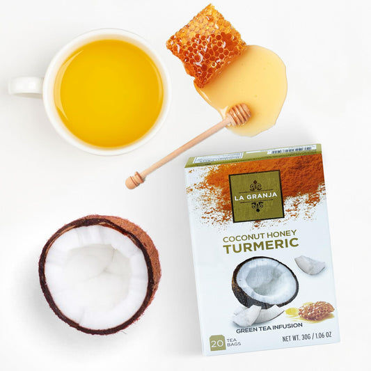 Premium 3 Flavor Herbal Tea Gift Set Variety Sampler 60 Bags Turmeric Ginger, Coconut Honey Turmeric, Pineapple Ashwagandha Sugar Free Zero Calories