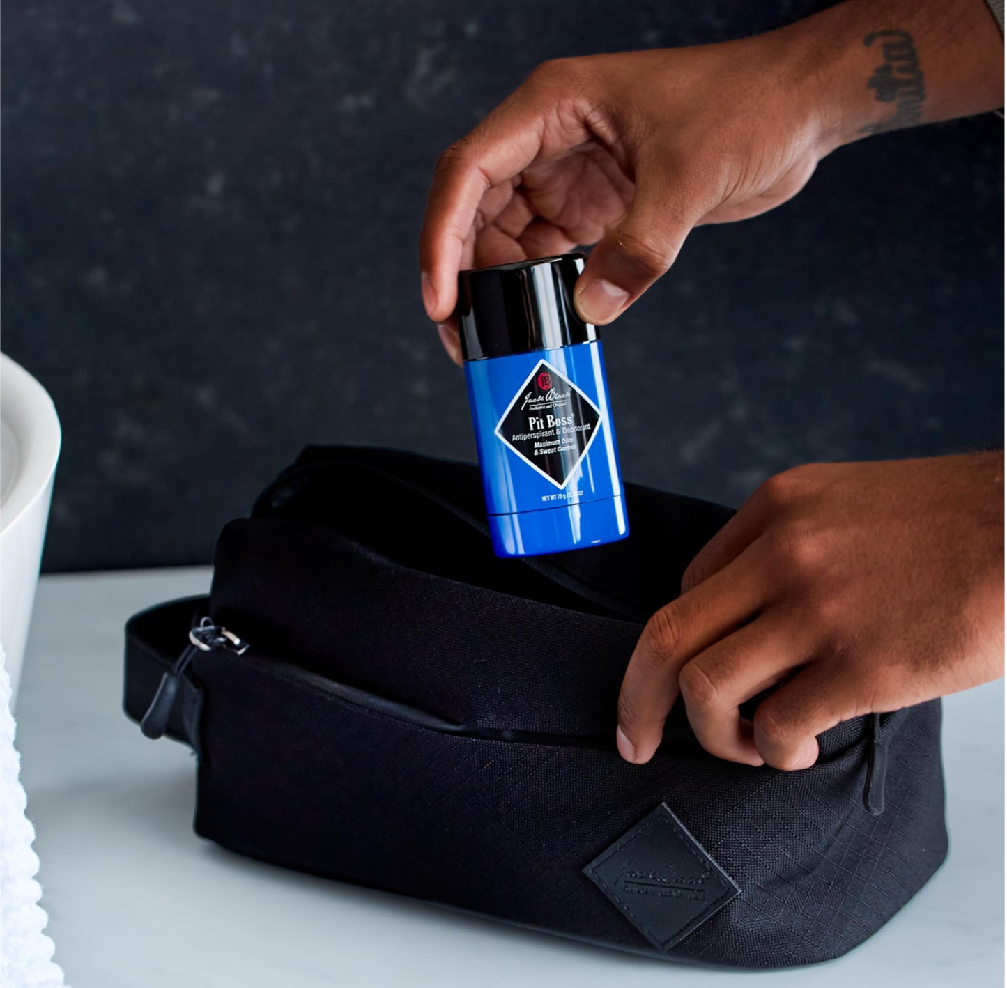 Jack Black Pit Boss Original Antiperspirant & Deodorant Men - 2.75 oz - Citrus, Mint & Oakmoss - Mens Deodorant for Sensitive Skin