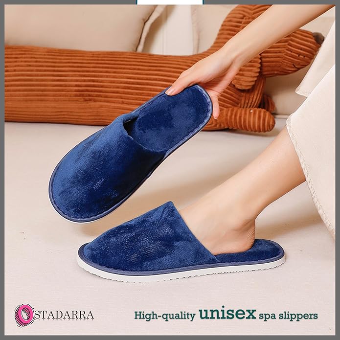 6-10 Pairs Spa Slippers, Non Slip Disposable Slippers For Guest, Washable Reusable, Which Can Be Used As Women Men, House, Indoor, Bathroom, Bedroom, Hotel, Bride Slippers