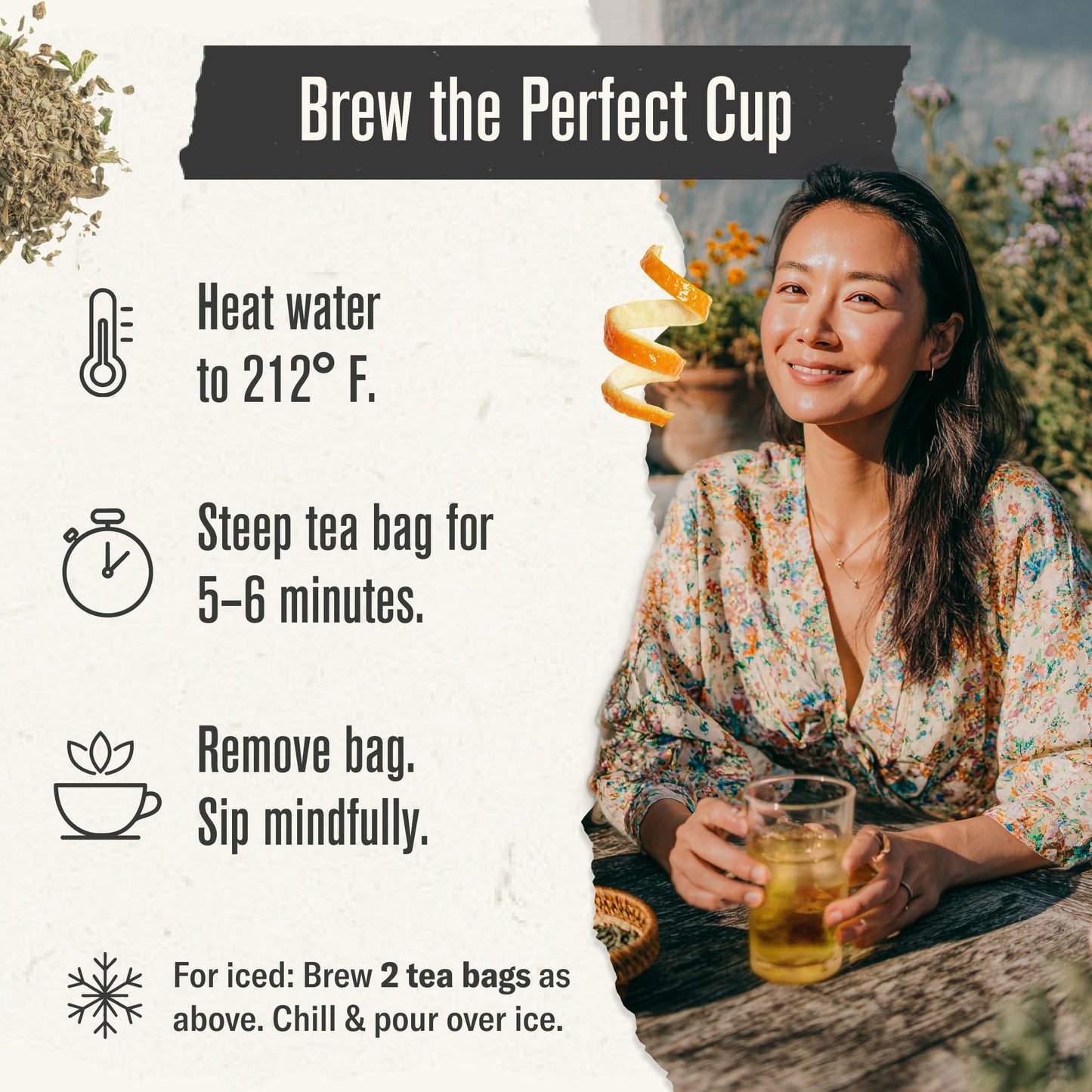 Numi Organic Tea Moroccan Mint, 18 Count Box of Tea Bags, Herbal Teasan