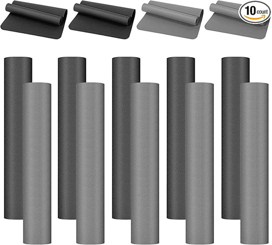 10 Pack Yoga Mats Bulk, 68'' x 24'' x 4mm Thick Yoga Mats for Kids and Adult Gym Mats Bundle Latex Free Exercise Mats with Non Slip Texture for Outdoor Yoga, Pilates or Workout