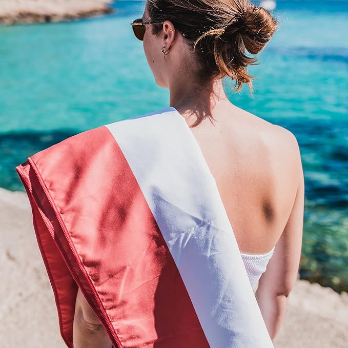 4Monster Microfiber Beach Towel Quick Dry,Super Absorbent Lightweight Travel Towel for Swimmers, Sand Free Camping Towel, Beach Towels for Pool,Swim,Water Sports,Yoga