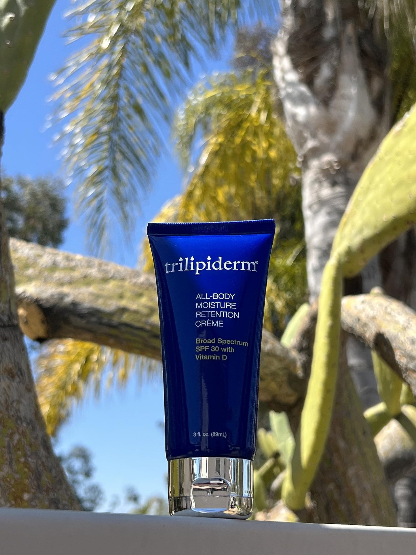 Trilipiderm Weekender Bundle - All-Body Moisture Retention Crème 2-Pack Travel Size – 1x SPF 30 Broad Spectrum Sunscreen 3 oz + 1x Original Formula 3 oz