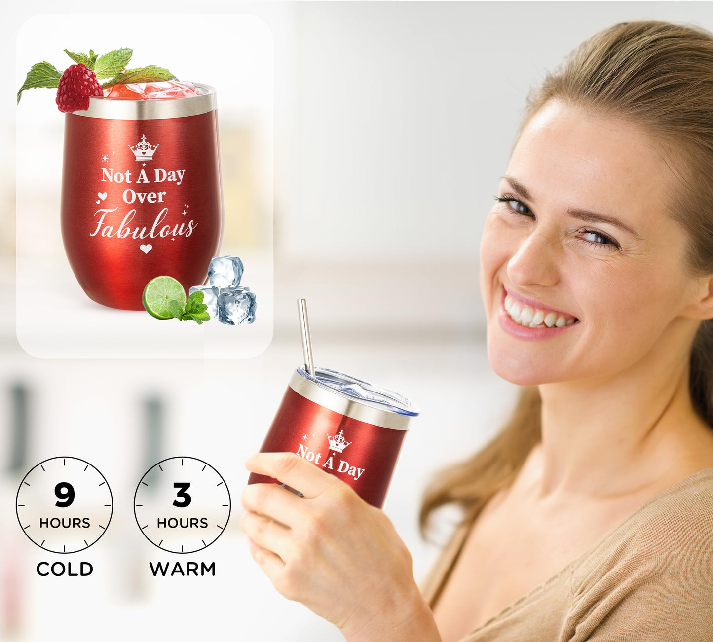 Birthday Gifts Baskets Box Women, Unique Happy Birthday Gifts Basket for Mom Her Best Friend Sister Wife Girlfriend Coworker,Luxury Self Care Ideas Box Relaxing Spa Gifts Set with Tumbler