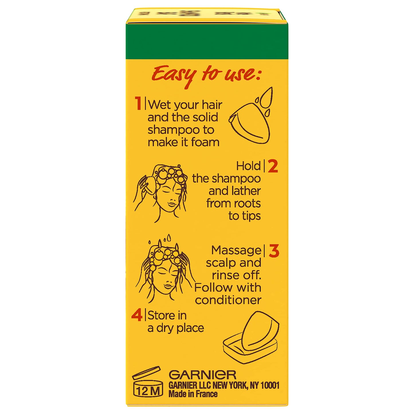 Garnier Whole Blends Restoring Shampoo Bar for Dry, Damaged Hair, Honey Treasures, 2 Oz, 1 Count (Packaging May Vary)