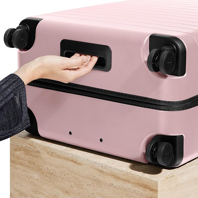 Away Large Checked Luggage, 29 Inch Hardside Suitcase with Spinner Wheels, Lightweight & Durable, TSA Lock, Blush Pink