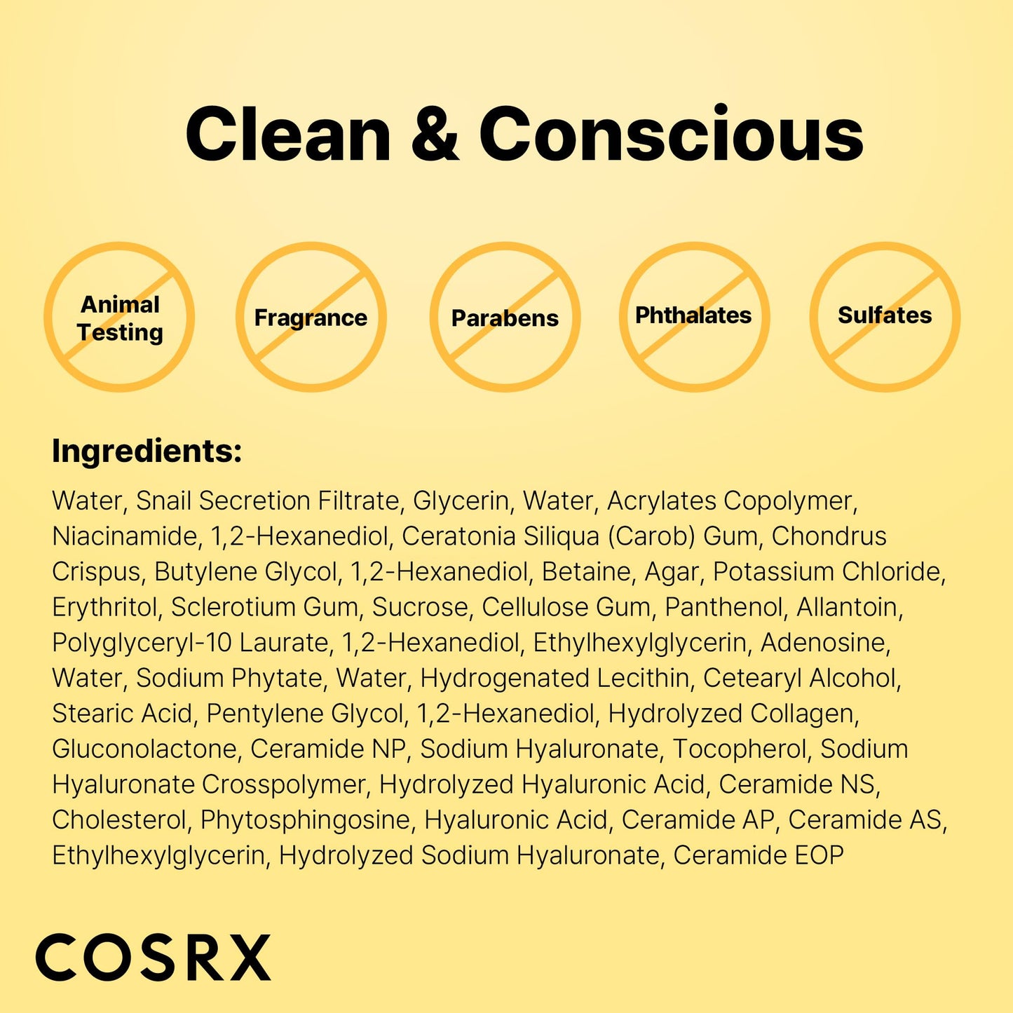 COSRX Advanced Snail Mucin Glass Glow Hydrogel Face Masks Skincare 3 EA, Collagen Face Mask, Travel Essentials, Overnight Face Mask, Korean Skin Care