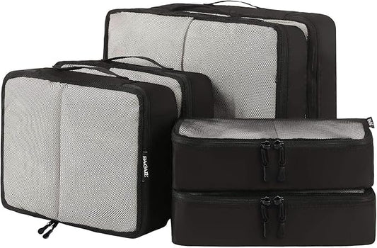 BAGAIL 6 Set Packing Cubes,Travel Luggage Packing Organizers