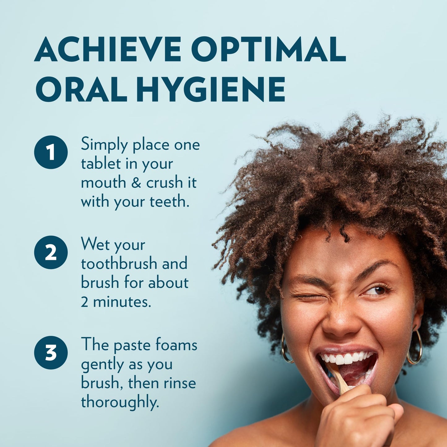 EcoFam Toothpaste Tablets – Bubblegum | Nano Hydroxyapatite Toothpaste Tablets Kids - Chewable - Made with Xylitol | Fluoride Free l 90 Tabs