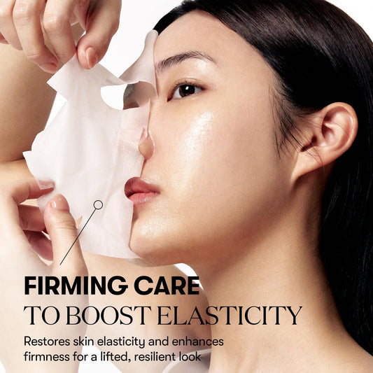 VT COSMETICS CICA Collagen Daily Mask 30 Sheets, 300Da Low Molecular Collagen for Skin Elasticity, Hydrating & Firming, Pink Collagen Essence, Korean Face Mask