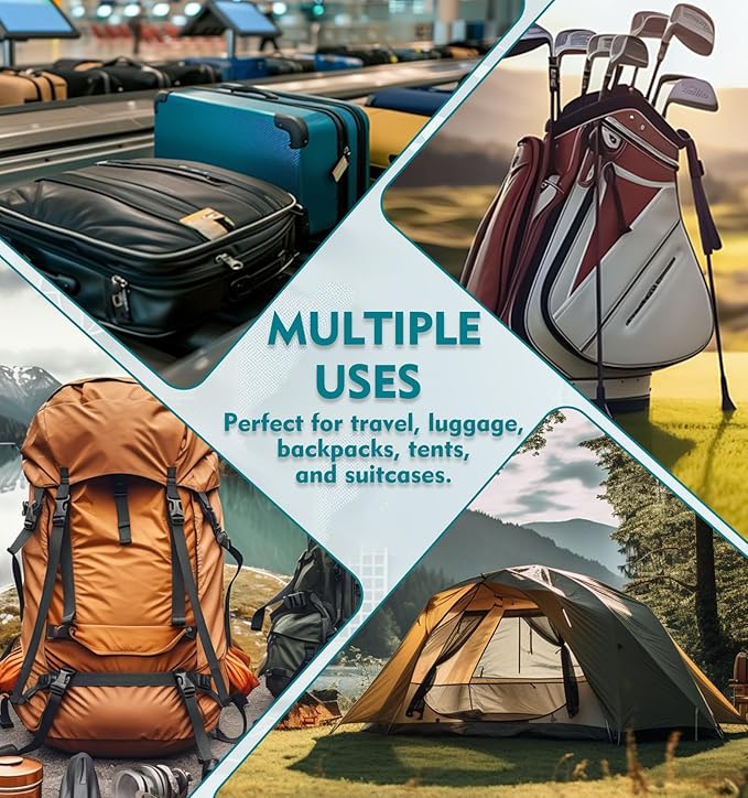 ANVIL TSA Approved Luggage Locks – High Security TSA008 Combination Travel Locks with Inspection Indicator for Suitcases and Backpacks. (3, Pink)