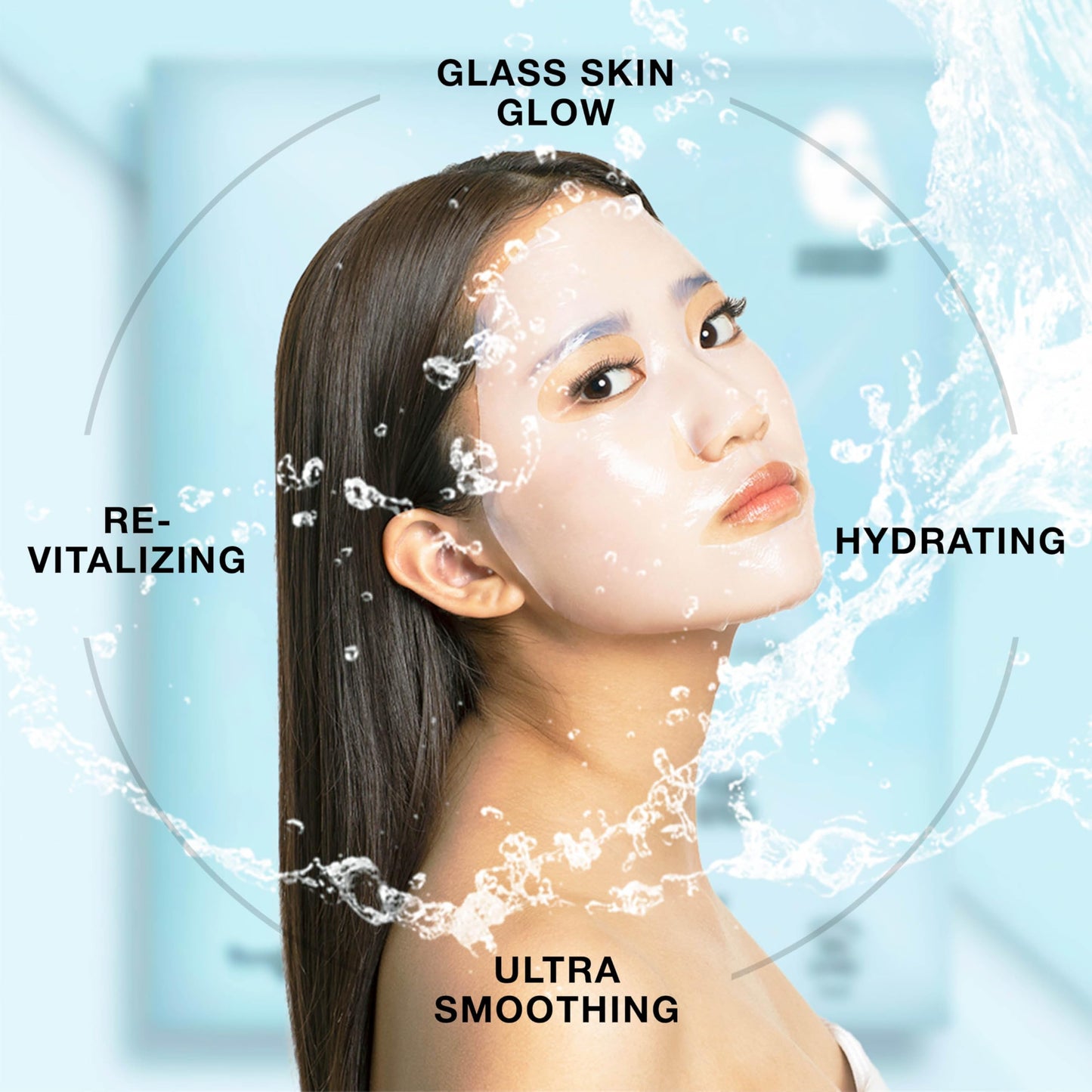 STARSKIN Red Carpet Ready Bio-Cellulose Face Mask – 4 Pack (40 g Each), Instant Hydration & Glass-Skin Glow, Coconut-Fermented Fiber, K-Beauty