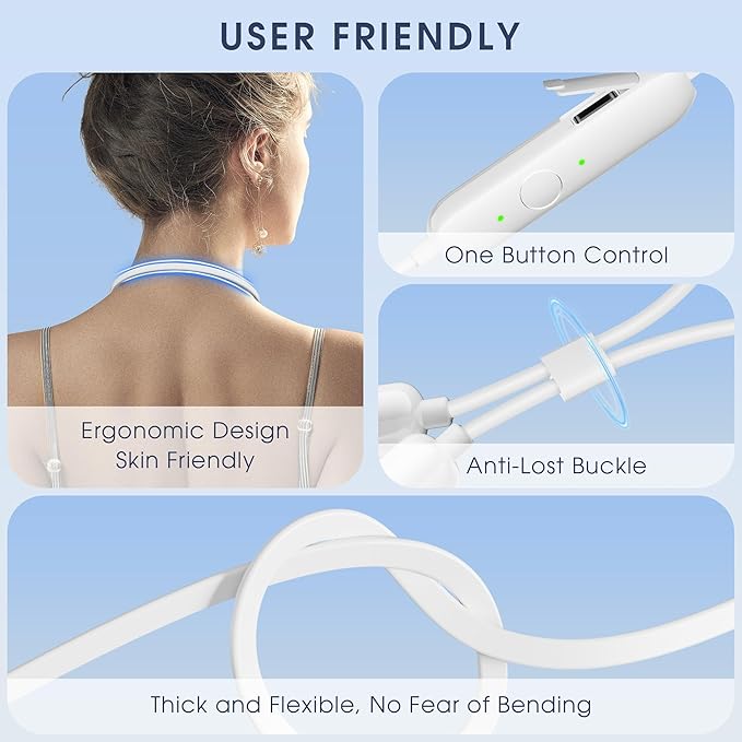 Charging Case Compatible with AirPods 1st & 2nd & 3nd Generation, 2-in-1 Anti-Lost Strap for AirPods with Charging Case Function, Soft Silicone Material, IPX6 Waterproof