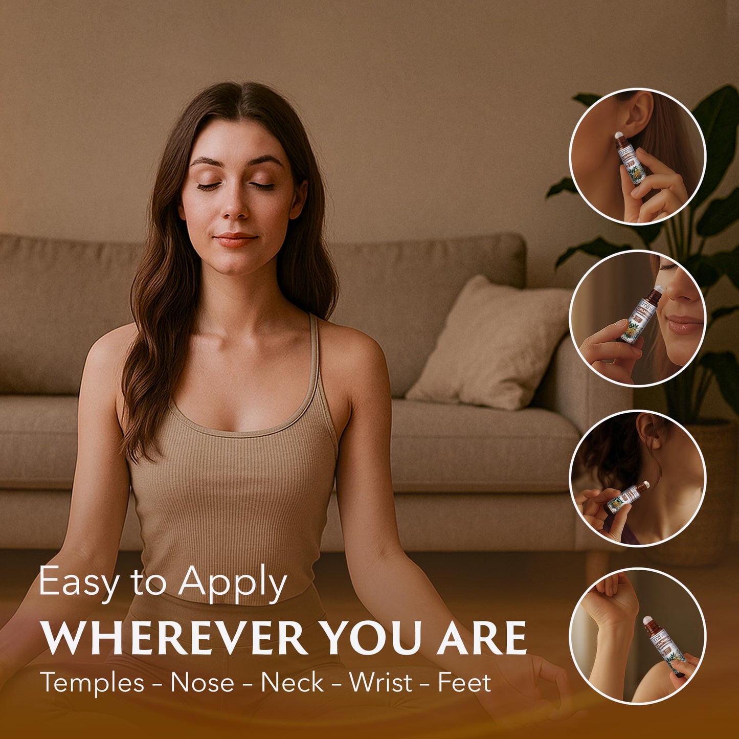 Mine Frankincense Essential Oil Roll On, Frankincense Oil, Calming Essential Oil Rollerball for Skin