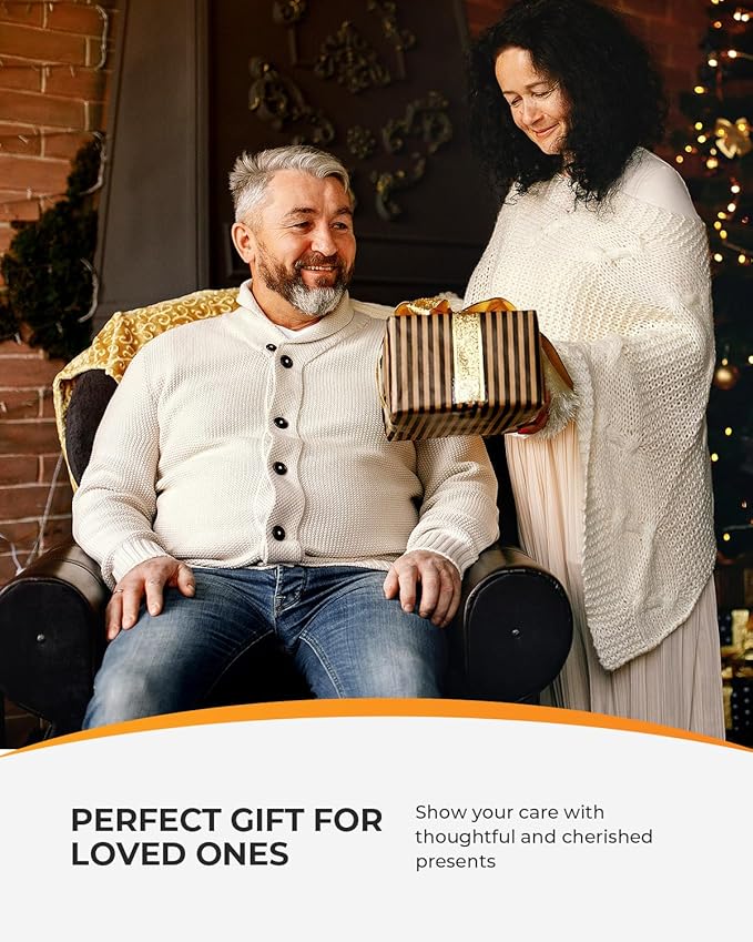 CooCoCo Shiatsu Neck & Back Massager with Heat, Father's Day Birthday Gifts, Corded Electric Deep Tissue 3D Kneading Pillow, Massager for Neck and Shoulder Pain Relief, Home, Office, Car Use