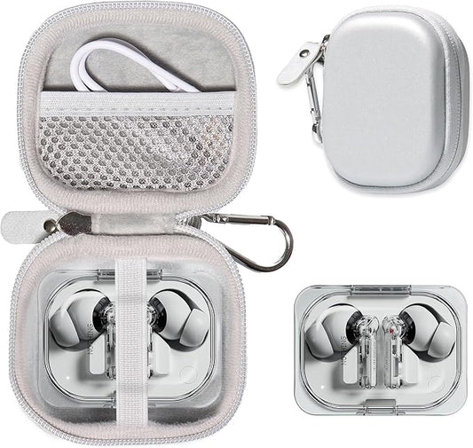 CaseSack Case for Nothing Ear (a) Wireless Earbuds with ChatGPT Integration (White)