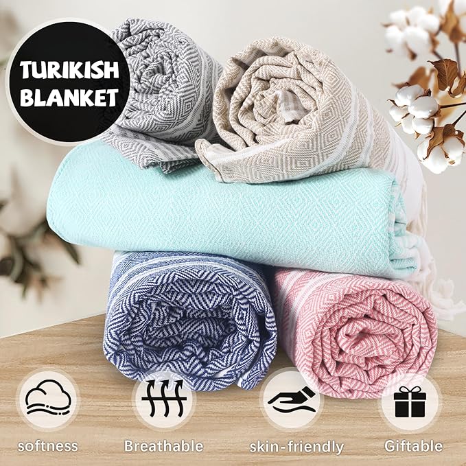 Boho Throw Blanket Soft Cotton Bedroom Decor Aesthetic Bed End Blanket Living Room Accessories Sofa Couch Hammock Chair Patio Outdoor Wester Home Decoration Full Queen King Size Apartment Essential