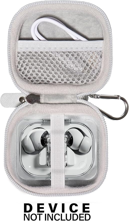 CaseSack Case for Nothing Ear (a) Wireless Earbuds with ChatGPT Integration (White)