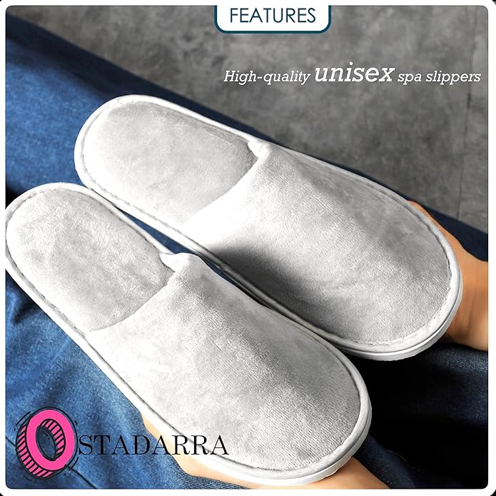 6-10 Pairs Spa Slippers, Non Slip Disposable Slippers For Guest, Washable Reusable, Which Can Be Used As Women Men, House, Indoor, Bathroom, Bedroom, Hotel, Bride Slippers