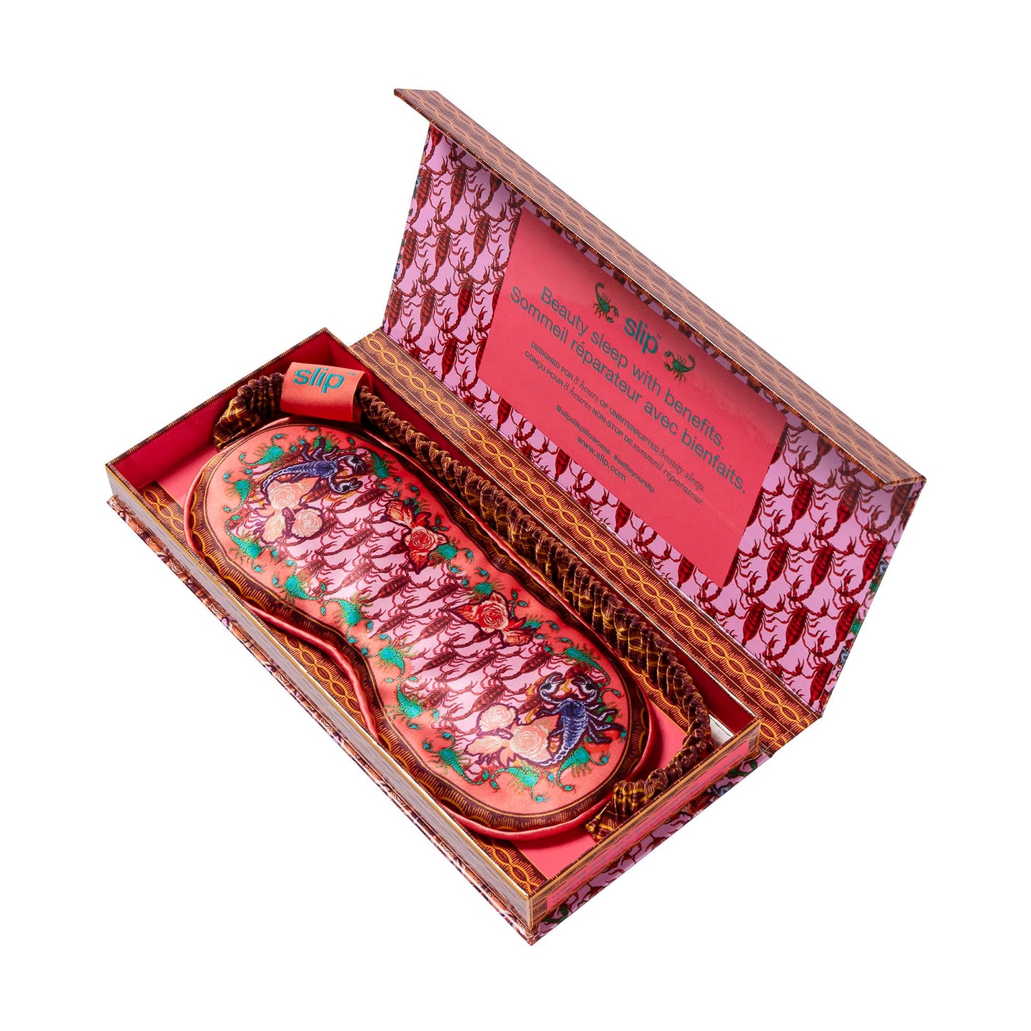 slip Pure Silk Sleep Mask - 100% Pure 22 Momme Mulberry Silk Eye Mask - Comfortable Sleeping Mask with Elastic Band, Zodiac Collection: Scorpio